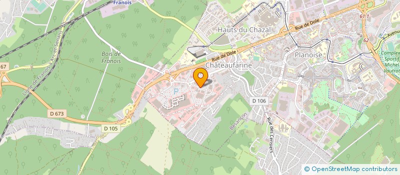 localisation de l'entreprise MASTHE 2 à BESANCON
