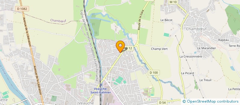 localisation de l'entreprise MASTIC PROD  VEAUCHE