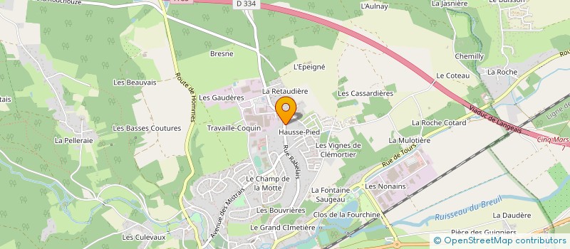 localisation de l'entreprise MASTIP FRANCE  LANGEAIS