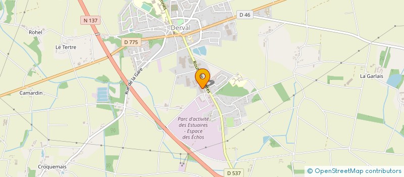 localisation de l'entreprise MASTOCK DERVAL  DERVAL