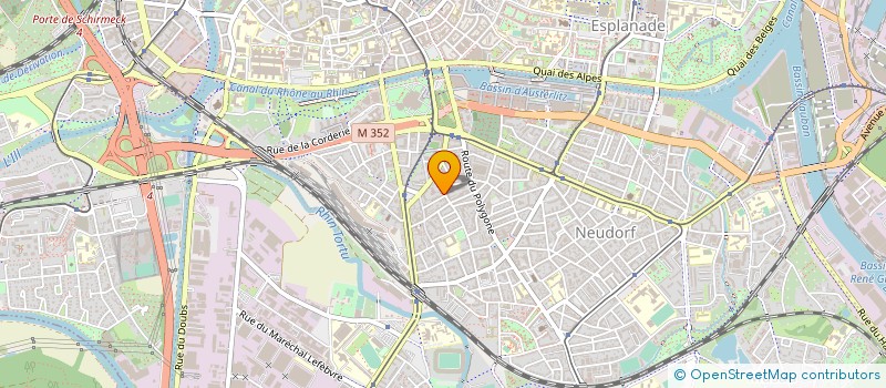localisation de l'entreprise MASTODONTE à STRASBOURG