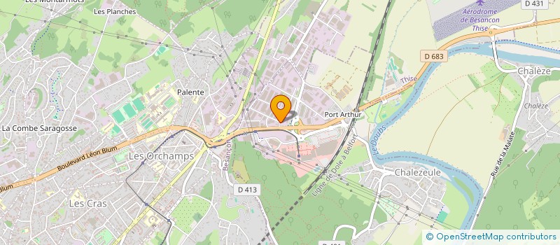 localisation de l'entreprise MASTORIA à CHALEZEULE