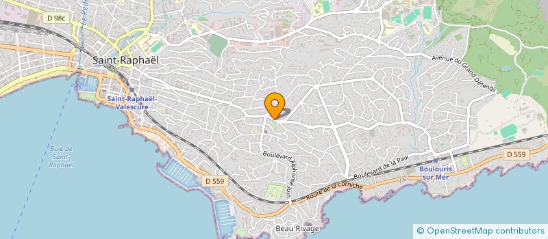 localisation de l'entreprise MASTRO  SAINT-RAPHAEL