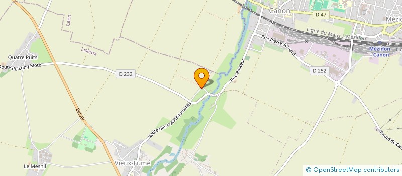 localisation de l'entreprise MASTRO & CAU  MEZIDON VALLEE D'AUGE