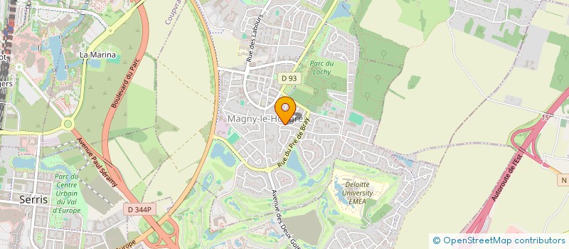 localisation de l'entreprise MASTROLORENZO-INVEST  MAGNY-LE-HONGRE