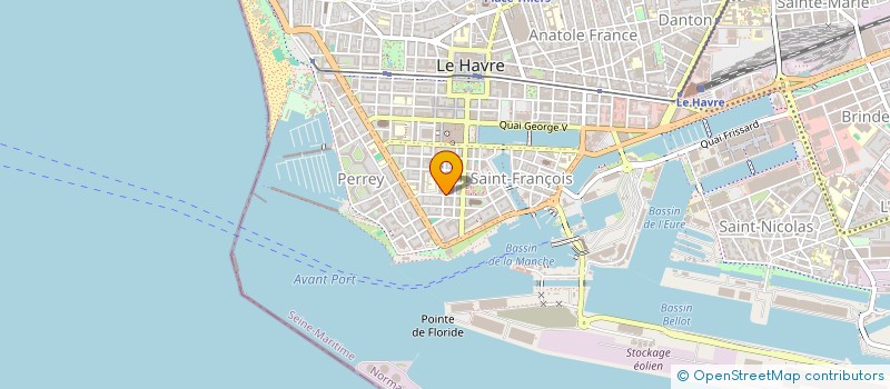 localisation de l'entreprise MASURIER  LE HAVRE