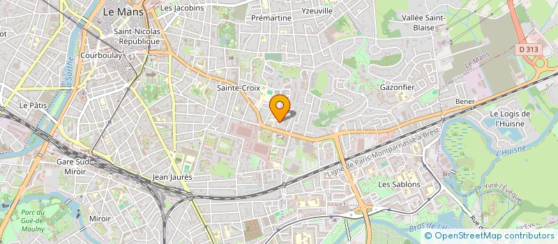 localisation de l'entreprise MASURIER PATRIMOINE  LE MANS