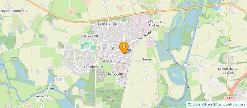 localisation de l'entreprise MASURO  CHAVAGNE