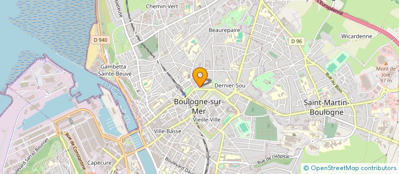 localisation de l'entreprise MASVANINDIVISION à BOULOGNE-SUR-MER