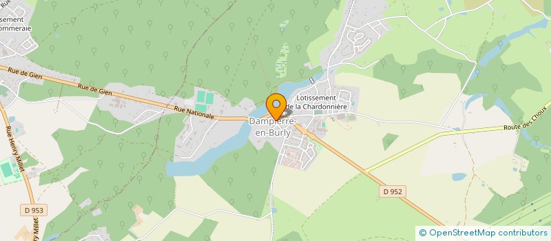localisation de l'entreprise MASVIC INVEST à DAMPIERRE-EN-BURLY