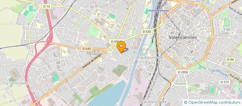 localisation de l'entreprise MASVIL  VALENCIENNES