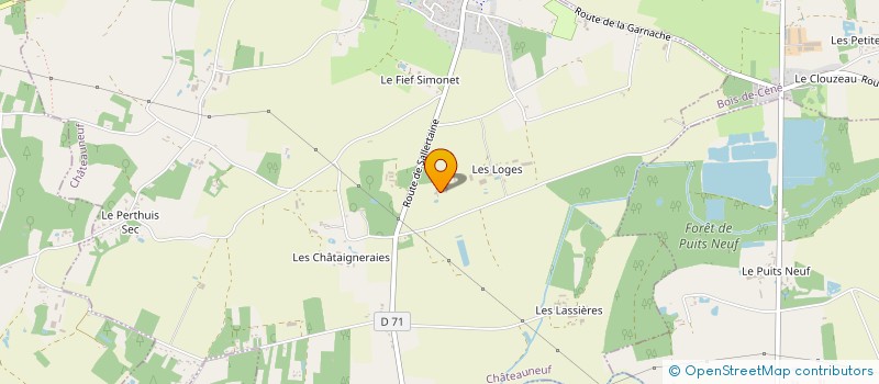 localisation de l'entreprise MASY à LA GARNACHE