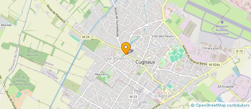 localisation de l'entreprise MASY2F  CUGNAUX