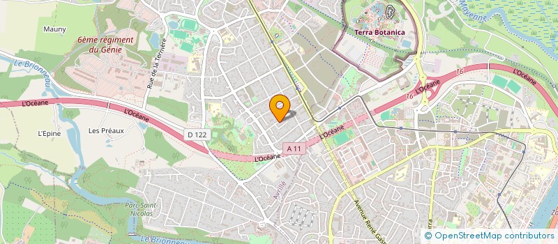 localisation de l'entreprise MASYARIS à AVRILLE