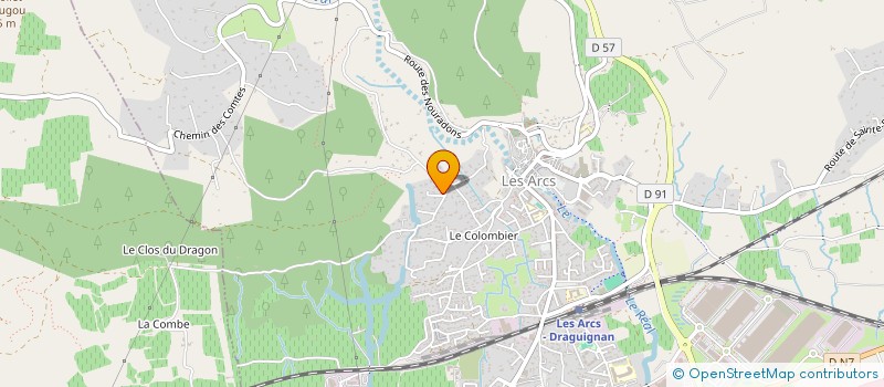 localisation de l'entreprise MASYEL à LES ARCS