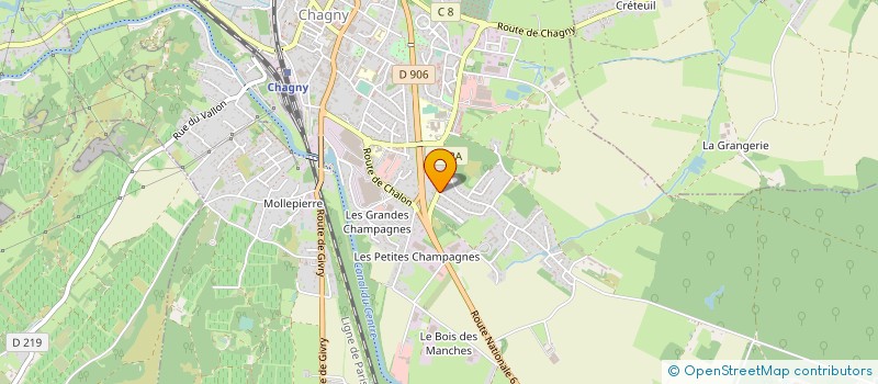 localisation de l'entreprise MASYL à CHAGNY