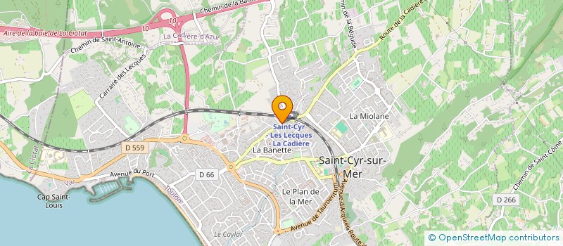 localisation de l'entreprise MASYL à SAINT-CYR-SUR-MER