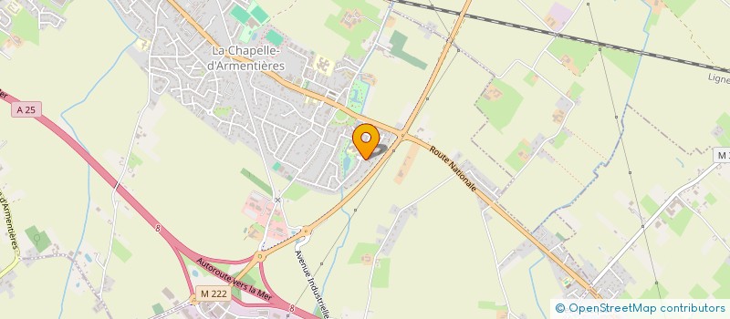 localisation de l'entreprise MASYL ECONETTOYAGE à LA CHAPELLE-D'ARMENTIERES