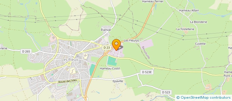 localisation de l'entreprise MASYLOCA  LES PIEUX