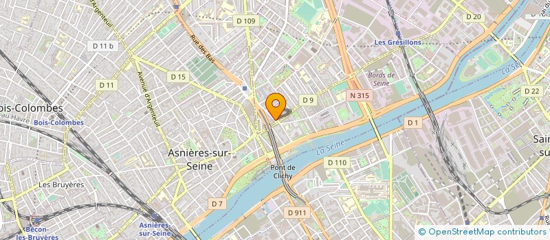 localisation de l'entreprise MAT  GENNEVILLIERS