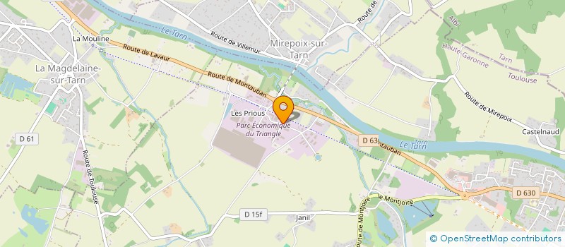 localisation de l'entreprise MAT à BESSIERES