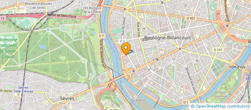 localisation de l'entreprise MAT 7 à BOULOGNE-BILLANCOURT