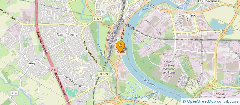 localisation de l'entreprise MAT 71  SAINT-REMY