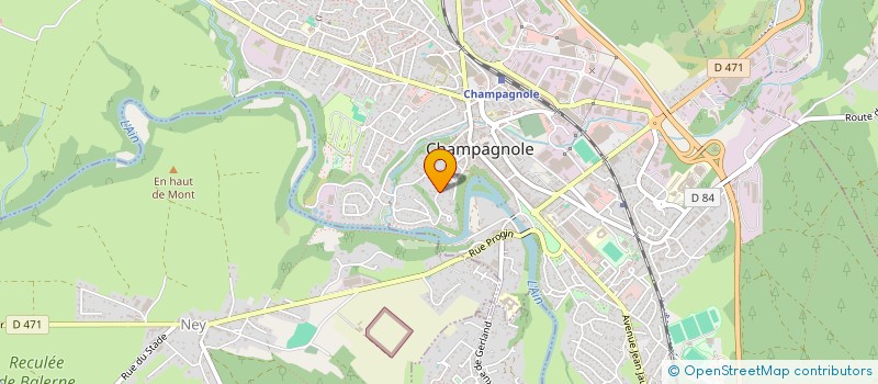 localisation de l'entreprise MAT  CHAMPAGNOLE