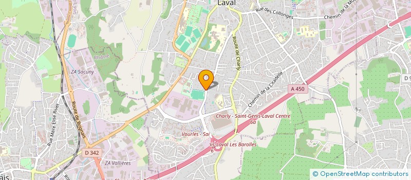 localisation de l'entreprise MAT  SAINT-GENIS-LAVAL