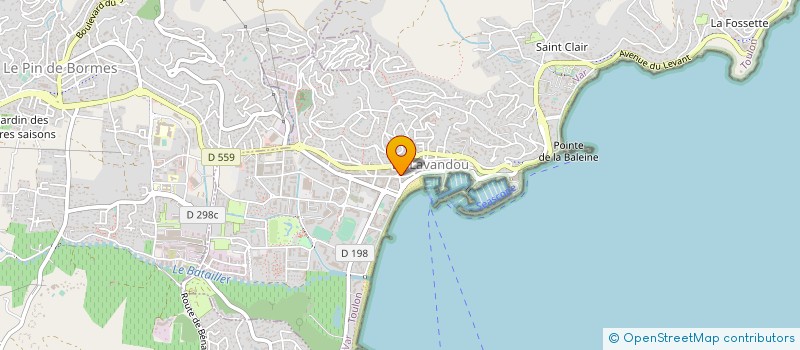 localisation de l'entreprise MAT à LE LAVANDOU