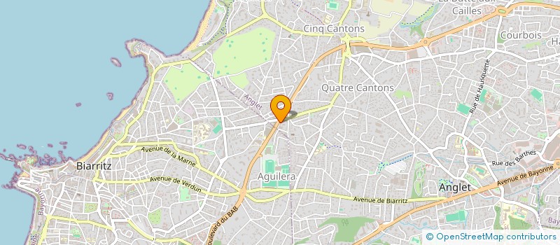 localisation de l'entreprise MAT  ANGLET