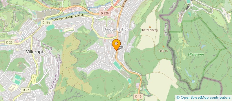 localisation de l'entreprise MAT  AUDUN-LE-TICHE