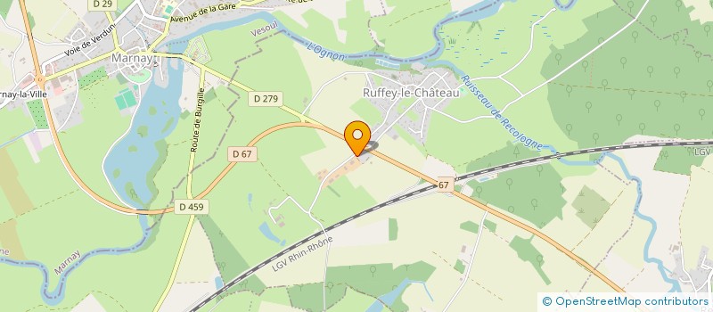 localisation de l'entreprise MAT AGRI PIECES  RUFFEY-LE-CHATEAU