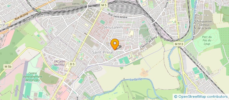 localisation de l'entreprise MAT AM PEINTURE  MONTIGNY-LES-METZ