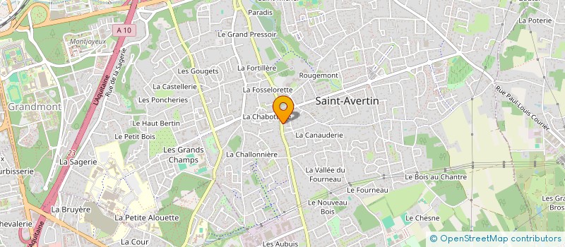 localisation de l'entreprise MAT&AUDUBOIS  SAINT-AVERTIN