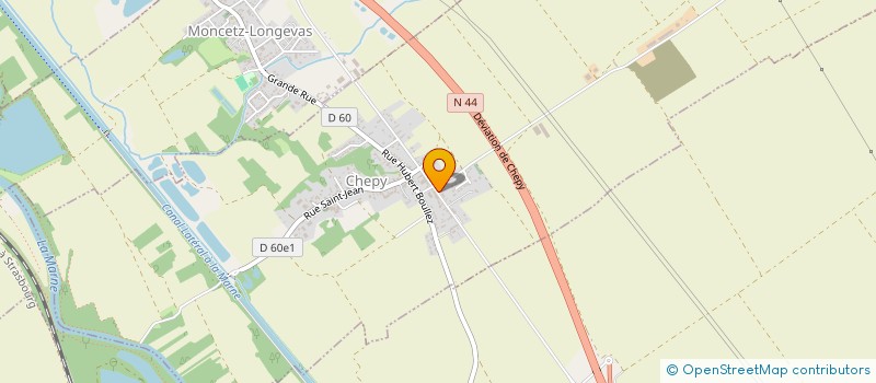 localisation de l'entreprise MAT'AUTO à CHEPY