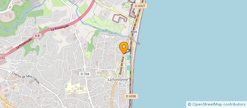 localisation de l'entreprise MAT-AUTO à ANTIBES