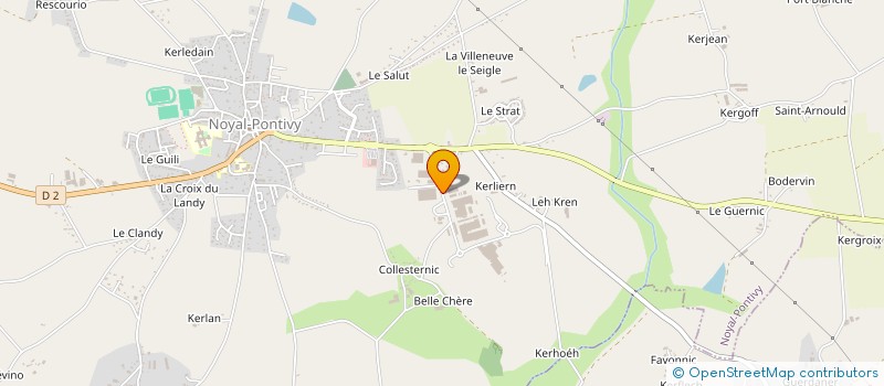 localisation de l'entreprise MAT AUTO 56 à NOYAL-PONTIVY