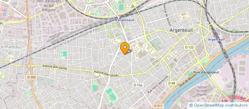 localisation de l'entreprise MAT AUTO  ARGENTEUIL