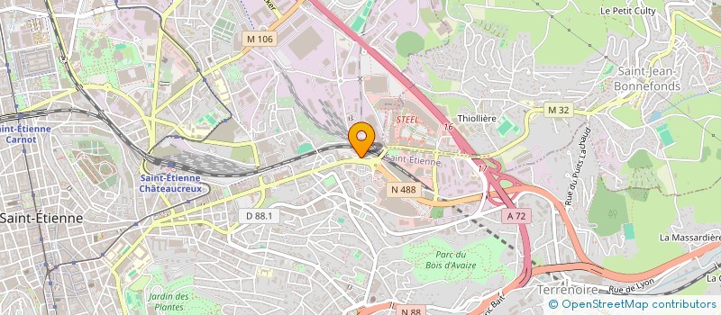 localisation de l'entreprise MAT AVENIR  SAINT-ETIENNE