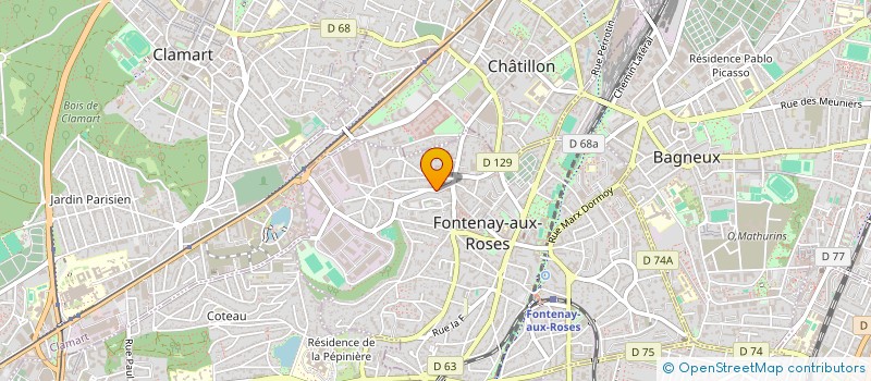 localisation de l'entreprise MAT-BAT à FONTENAY-AUX-ROSES