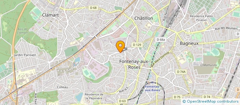 localisation de l'entreprise MAT-BAT à FONTENAY-AUX-ROSES