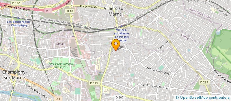 localisation de l'entreprise MAT BATIMENT à MONTREUIL