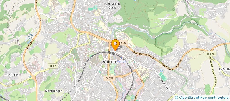 localisation de l'entreprise MAT BOUTIQUE à VOIRON