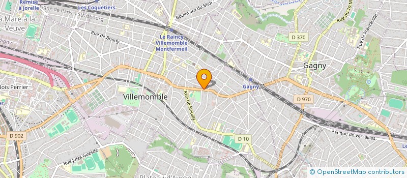 localisation de l'entreprise MAT BUSINESS à VILLEMOMBLE