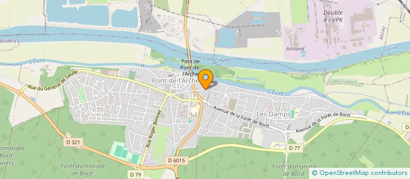 localisation de l'entreprise MAT-COPPER  PONT-DE-L'ARCHE