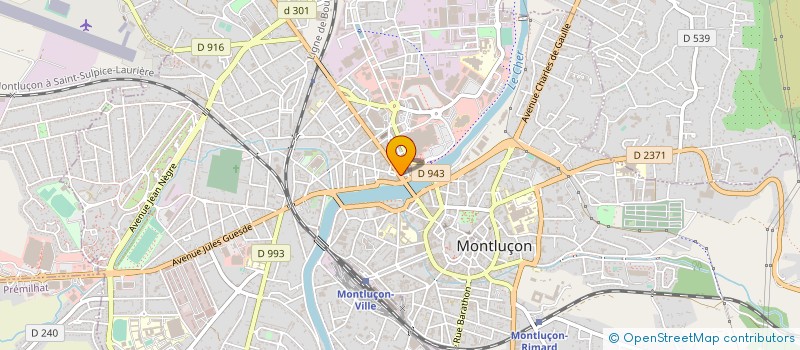 localisation de l'entreprise MAT DE COCAGNE à MONTLUCON