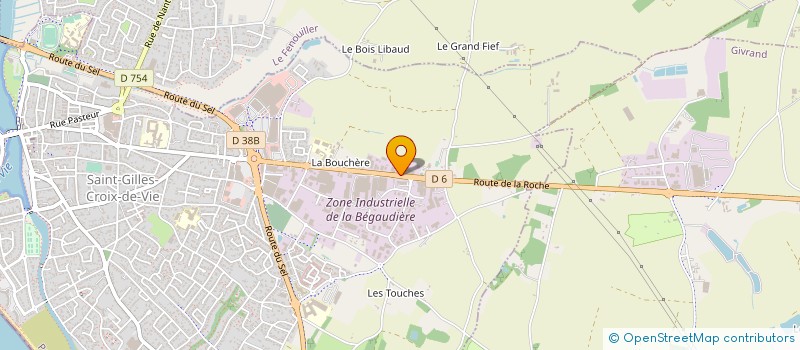 localisation de l'entreprise MAT DE MISAINE à SAINT-GILLES-CROIX-DE-VIE