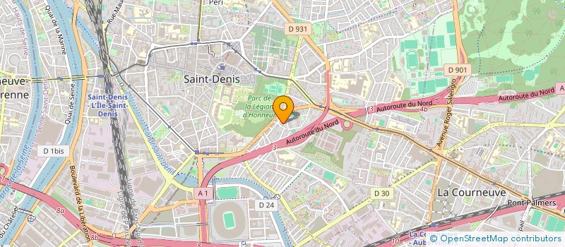 localisation de l'entreprise MAT DECO à SAINT-DENIS