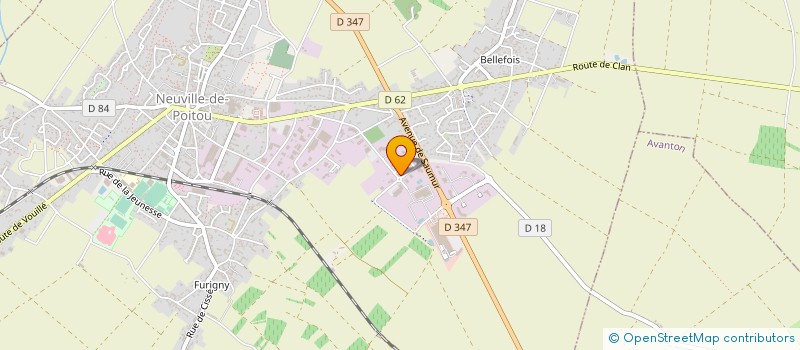 localisation de l'entreprise MAT DISTRIBUTION SARL  NEUVILLE-DE-POITOU